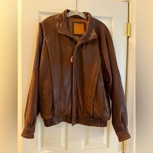 Men’s leather coat